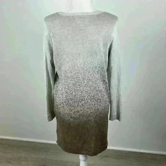 Apt. 9 Sparkly Long Scoop Neck Sweater Size M - Picture 4 of 8